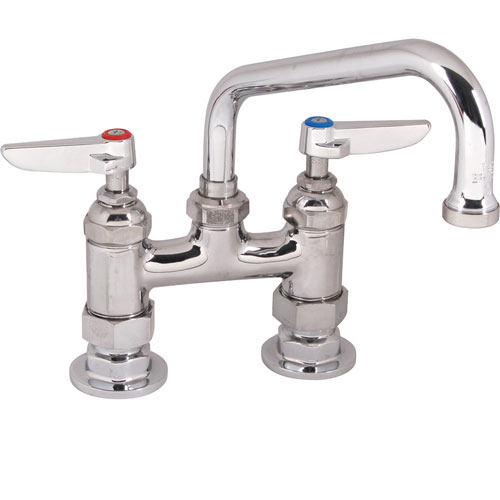 (image for) T&S Brass 228 FAUCET,4"DECK , 6"SPT,LEADFREE